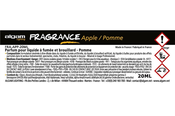 Algam Lighting FRA-APP-20ML Profumo per Liquido del Fumo 20ml Mela