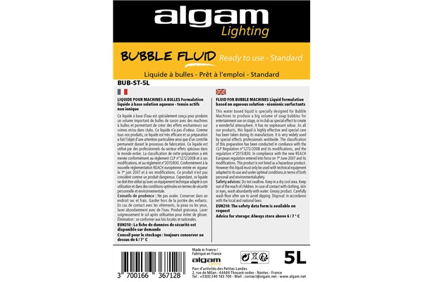 Algam Lighting BUB-ST-5L Liquido Bolle 5L