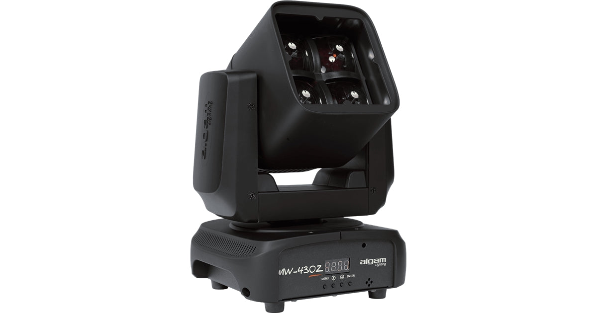 Algam Lighting MW430Z WASH Testa Mobile + Zoom