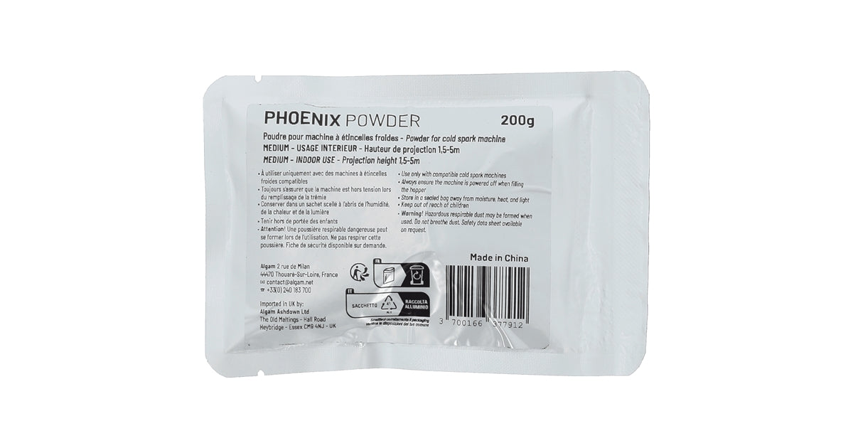 Algam Lighting PHOENIX POWDER Polvere per Fontane Luminose Fredde