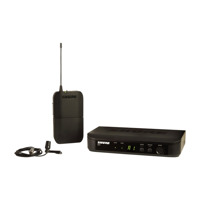 Shure BLX14E-CVL Sistema wireless BLX4E, BLX1, lavalier CVL-B/C-TQG. (M17)