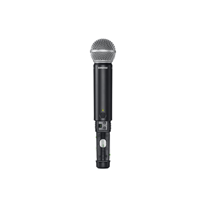 Shure BLX288E-SM58 Ricevitore, 2x trasmettitori a gelato, 2x SM58. (M17)