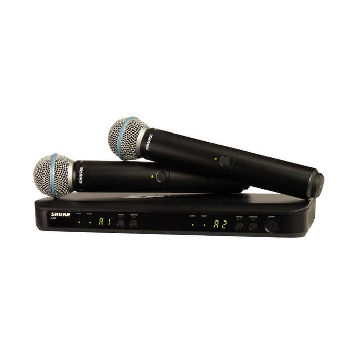 Shure BLX288E-B58 Ricevitore, 2x trasmettitori a gelato, 2x BETA58. (M17)