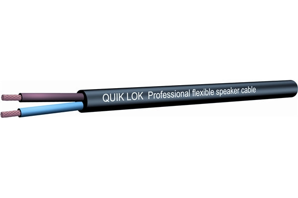 Quik Lok CA/810 Cavo Speaker 2x1 in Bobina