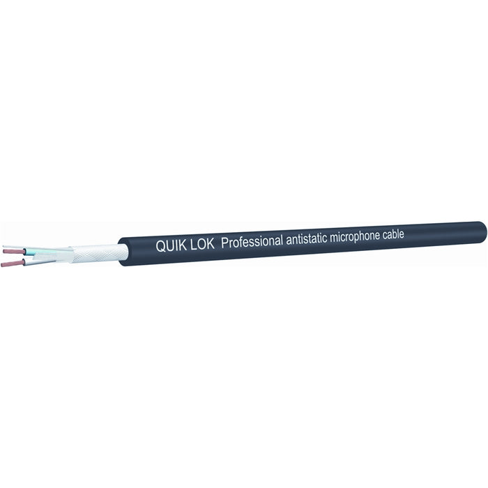 Quik Lok CM/780 BK Cavo Microfonico in Bobina