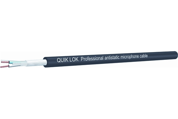 Quik Lok CM/780 BK Cavo Microfonico in Bobina