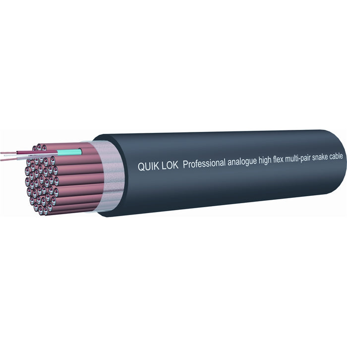Quik Lok CMF/838 Cavo Audio Multipolare 8 Coppie in Bobina