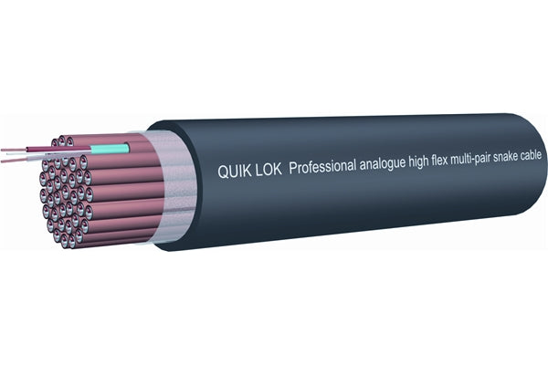 Quik Lok CMF/838 Cavo Audio Multipolare 8 Coppie in Bobina