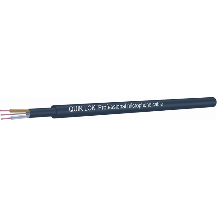 Quik Lok CM/675 BL Cavo Microfonico Blu in Bobina