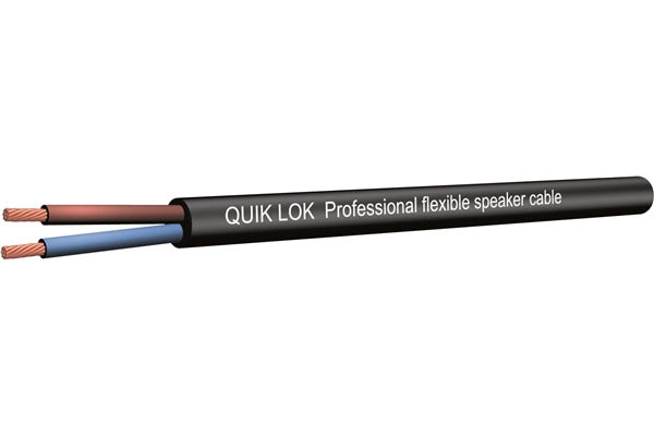 Quik Lok CA/24 Cavo Speaker 2x4 in Bobina
