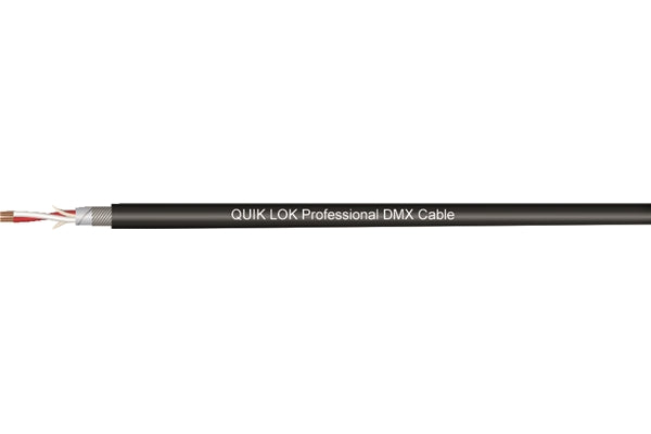 Quik Lok CM/825 BK Cavo DMX in Bobina