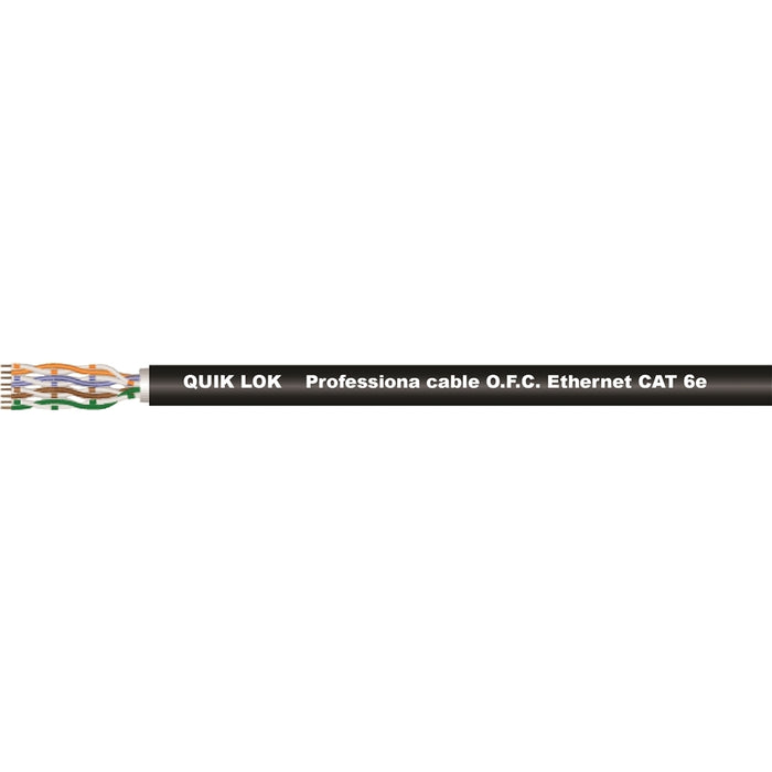 Quik Lok ETH/1007 BK Cavo ETHERNET Cat6e in Bobina