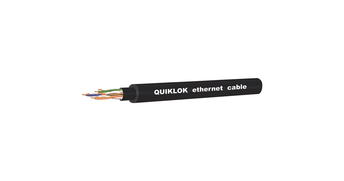 Quik Lok ETH/1004 BK CAVO ETHERNET Cat5e in Bobina