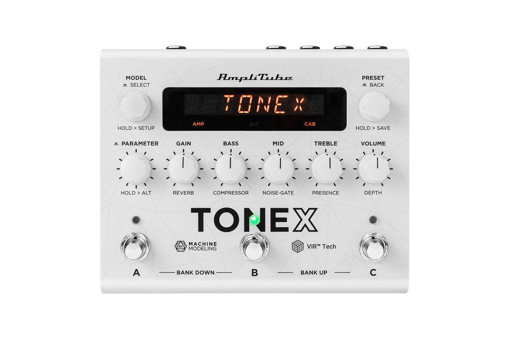 IK Multimedia TONEX - Pedale modeling Pedal per chitarra e basso - Anniversary Limited White