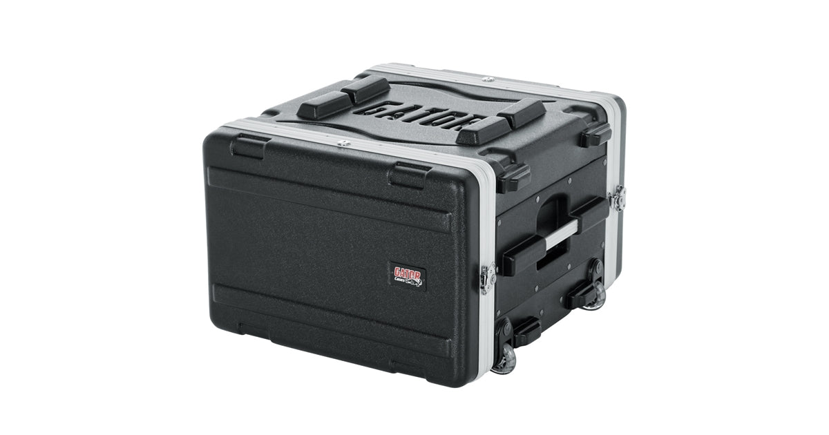 Gator Cases GRR-6L Custodia da 6U Rack con maniglia e rotelle