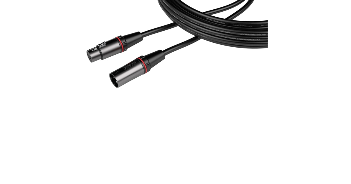 Gator Cableworks GCWH-XLR-10 Cavo XLR 3 m Serie Headliner