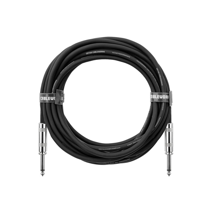 Gator Cableworks GCWB-INS-20 Cavo strumento jack dritto/dritto 6 m Serie Backline
