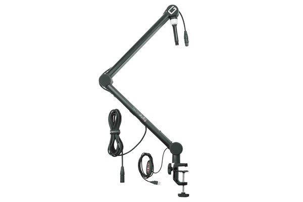 Gator Frameworks GFWMICBCBM4000 Asta microfonica a braccio per scrivania con luce LED