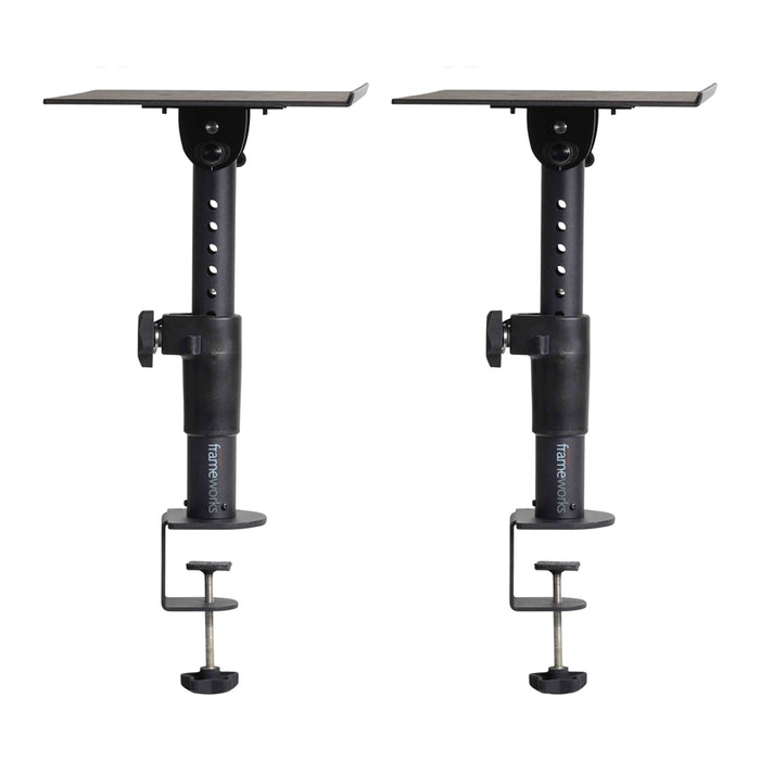 Gator Frameworks GFWSPKSTMNDSKCMP Supporto Clamp-On per monitor da studio