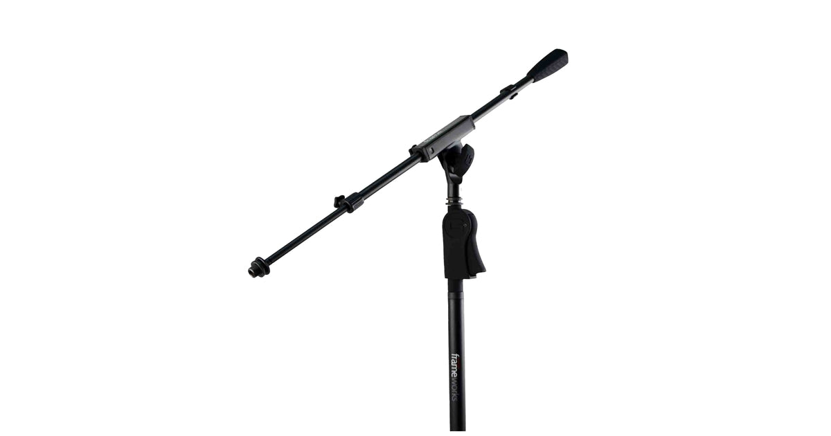 Gator Frameworks GFW-MIC-2120 Supporto microfonico deluxe con base treppiede e braccio telescopico