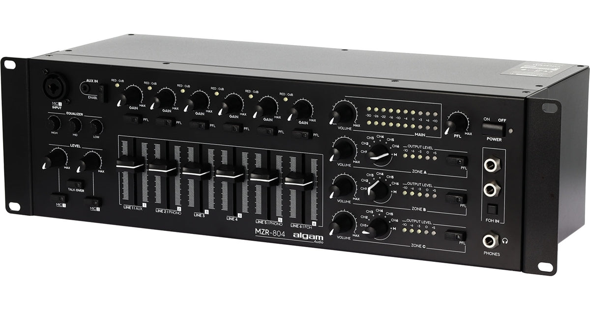 Algam Audio MZR-804 Mixer Zoner