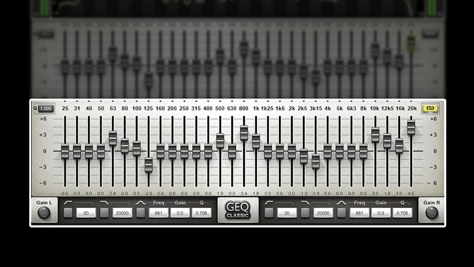 Waves GEQ Graphic Equalizer