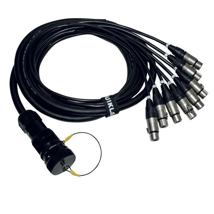 Quik Lok ITPRO/SY25M8F-2,5 Frusta 8 Canali Syntax M Cannon XLR F 2,5 mt