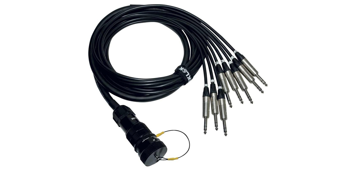 Quik Lok ITPRO/SY25M8JS-2,5 Frusta 8 Canali Syntax M Jack TRS 2,5 mt