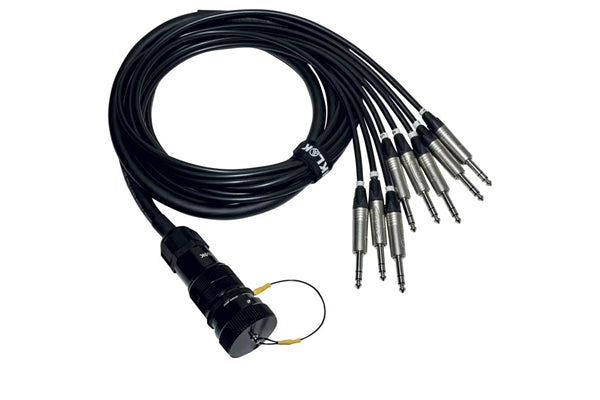 Quik Lok ITPRO/SY25M8JS-2,5 Frusta 8 Canali Syntax M Jack TRS 2,5 mt