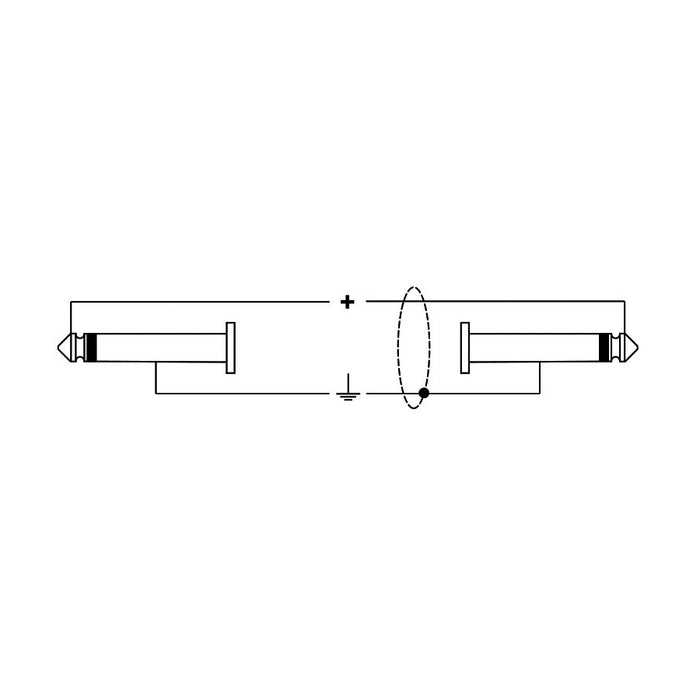 Quik Lok ITTOP/JJ-5 Cavo Jack 6.3 TS Mono / Jack 6.3 TS Mono 5 mt