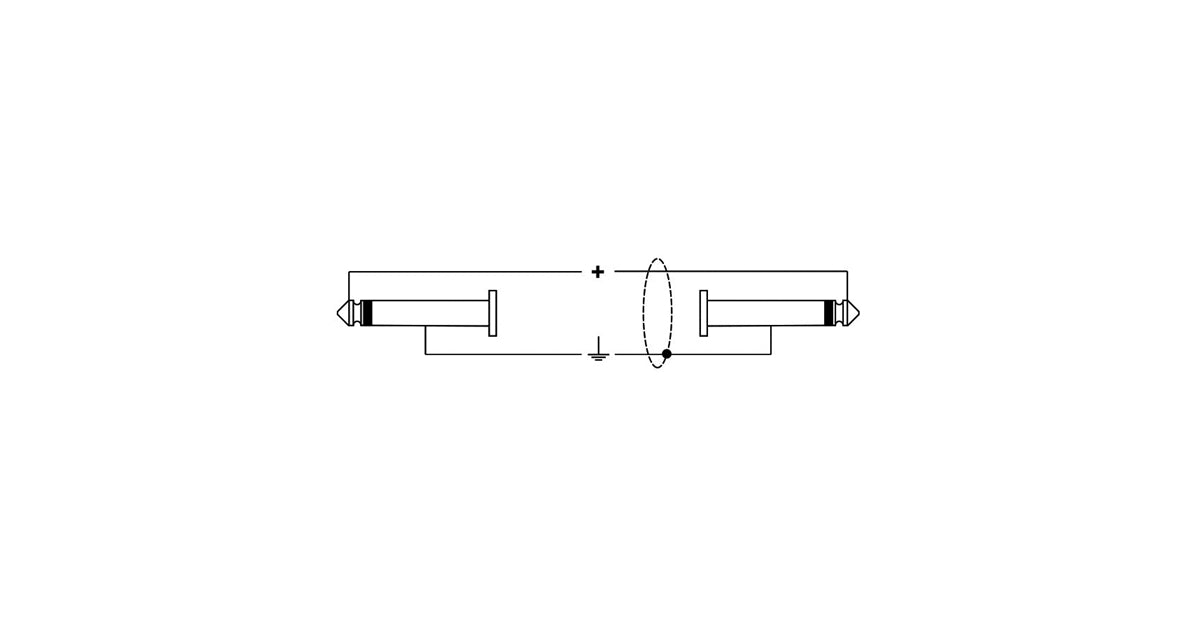 Quik Lok ITTOP/JJ-5 Cavo Jack 6.3 TS Mono / Jack 6.3 TS Mono 5 mt
