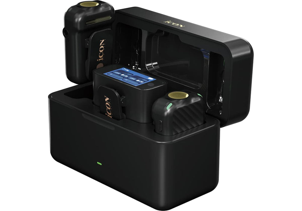 Icon AIRMIC PRO BLACK - Sistema microfonico wireless - nero