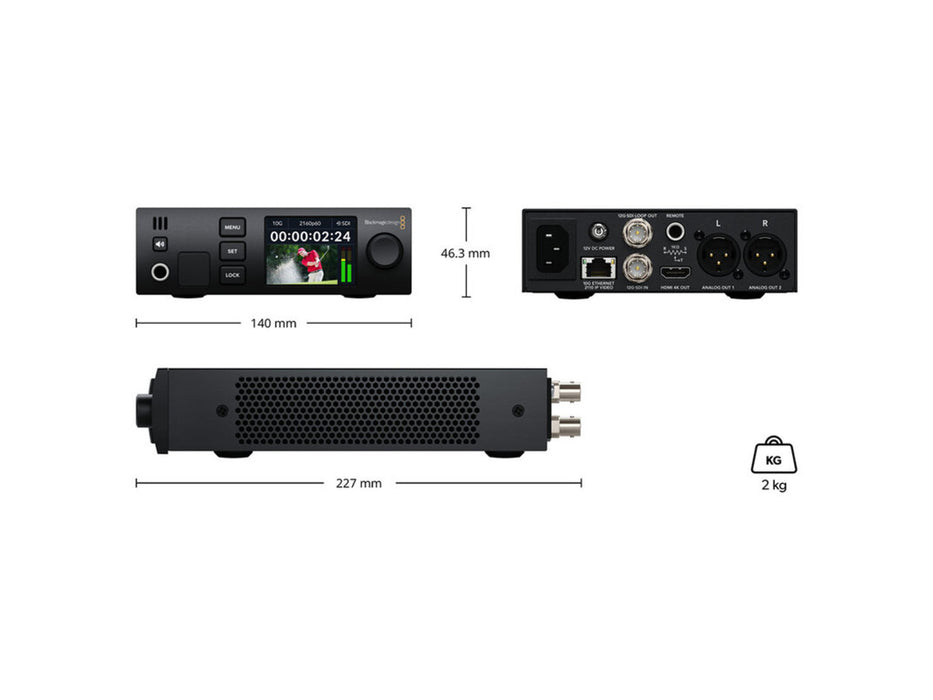 Blackmagic 2110 IP SDI to HDMI 12G