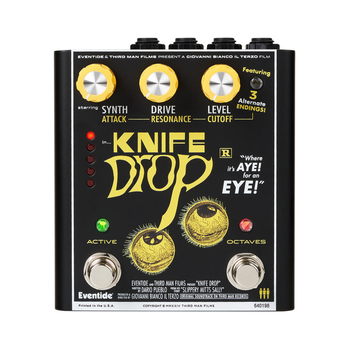 Eventide KNIFE DROP - FUZZ OCTAVE + SYNTH MONOFONICO - Jack White Signature