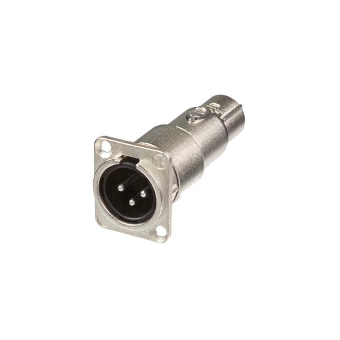 Quik Lok Neutrik NA3MDF Adattatore Cannon XLR Maschio Pannello/XLR Femmina