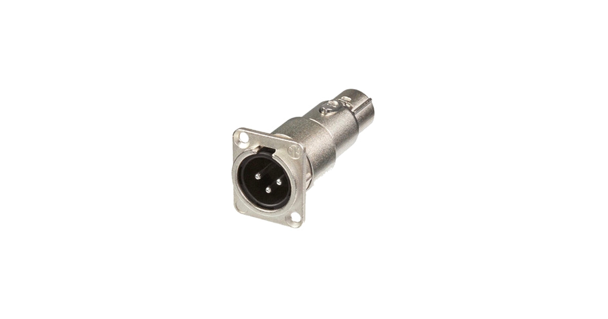 Quik Lok Neutrik NA3MDF Adattatore Cannon XLR Maschio Pannello/XLR Femmina