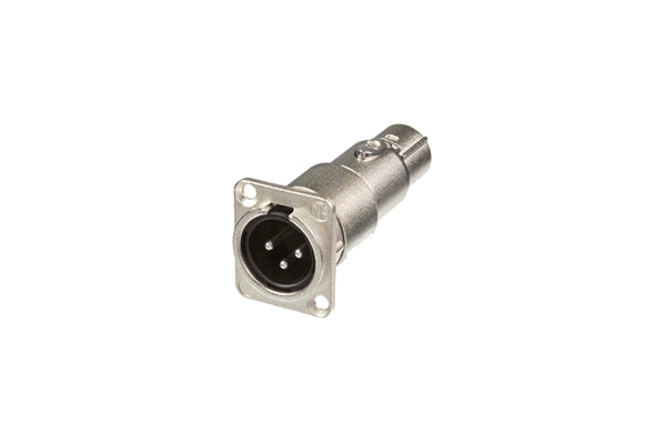Quik Lok Neutrik NA3MDF Adattatore Cannon XLR Maschio Pannello/XLR Femmina