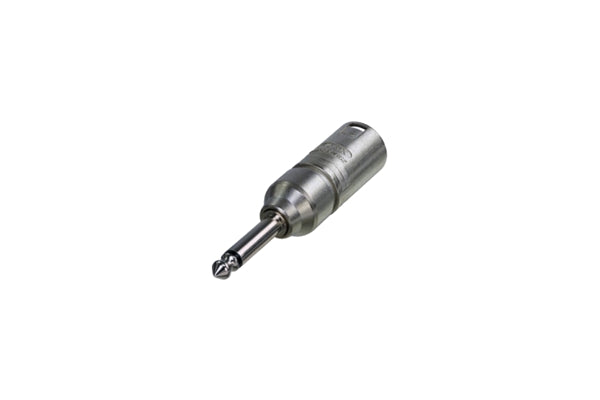 Quik Lok Neutrik NA2MP Adattatore Cannon XLR Maschio/Jack TS Mono 6.3