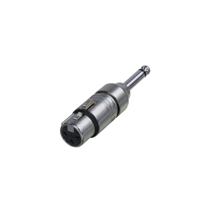 Quik Lok Neutrik NA2FP Adattatore Cannon XLR Femmina/Jack TS Mono 6.3
