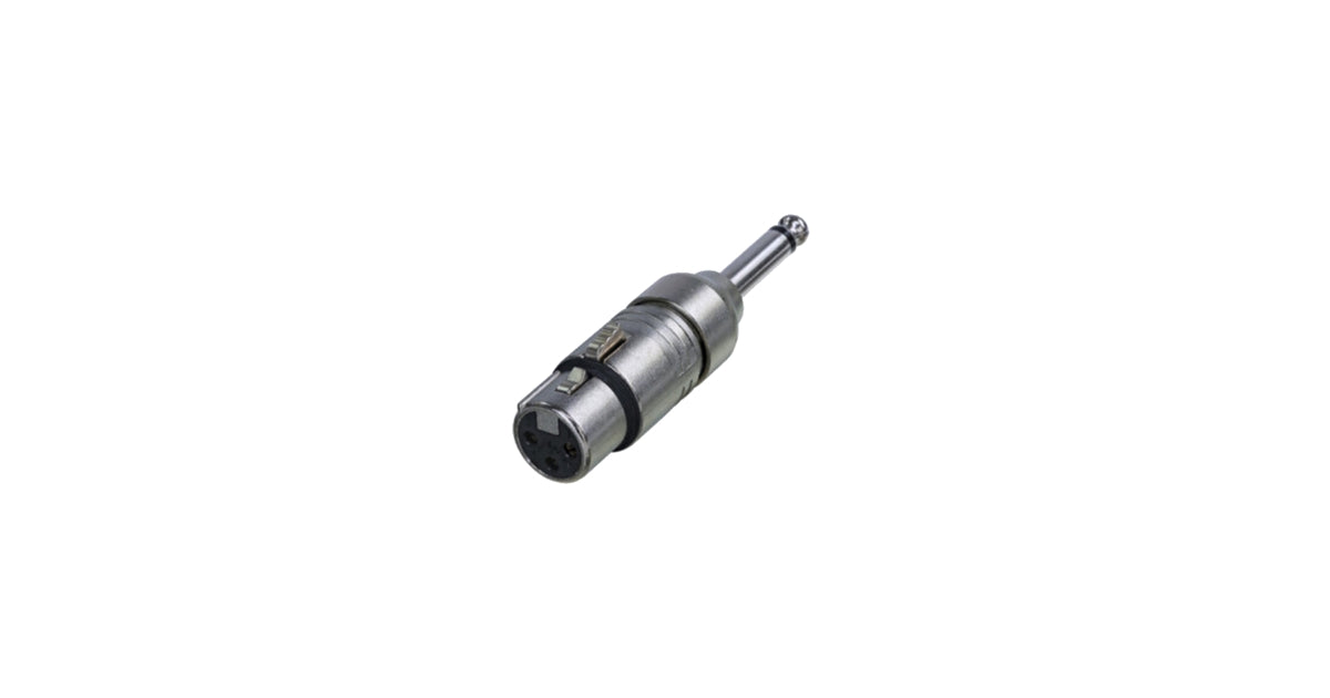Quik Lok Neutrik NA2FP Adattatore Cannon XLR Femmina/Jack TS Mono 6.3