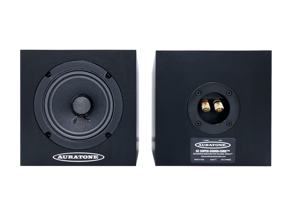 AURATONE 5C Passive Super Sound Cube Black Coppia