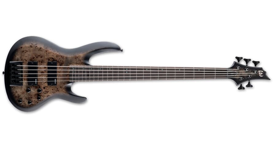 LTD B-5E BP - Charcoal Burst Satin - 5 corde