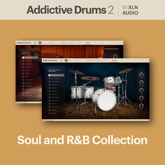 XLN Audio Addictive Drums 2: Soul & R&B Collection