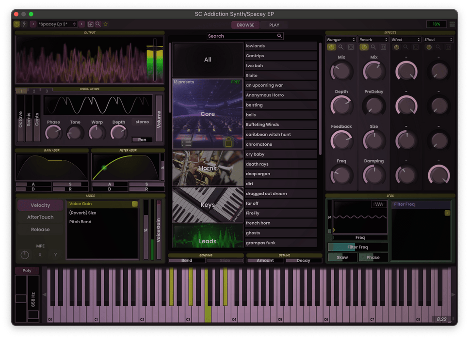 Stagecraft Software Addiction Synth