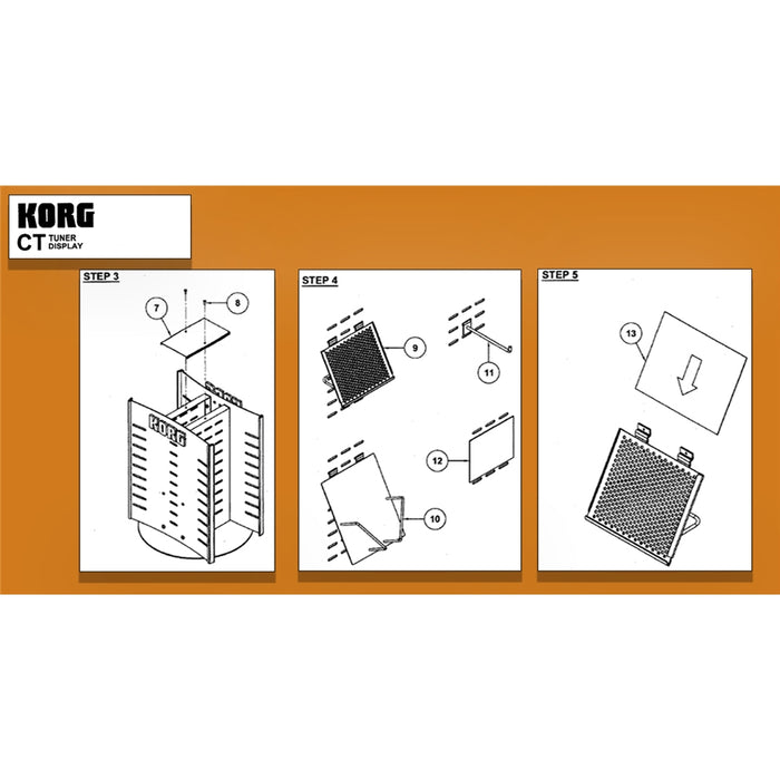 Korg KG-CT-J TUNERS DISPLAY DA BANCONE