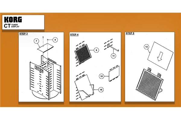 Korg KG-CT-J TUNERS DISPLAY DA BANCONE