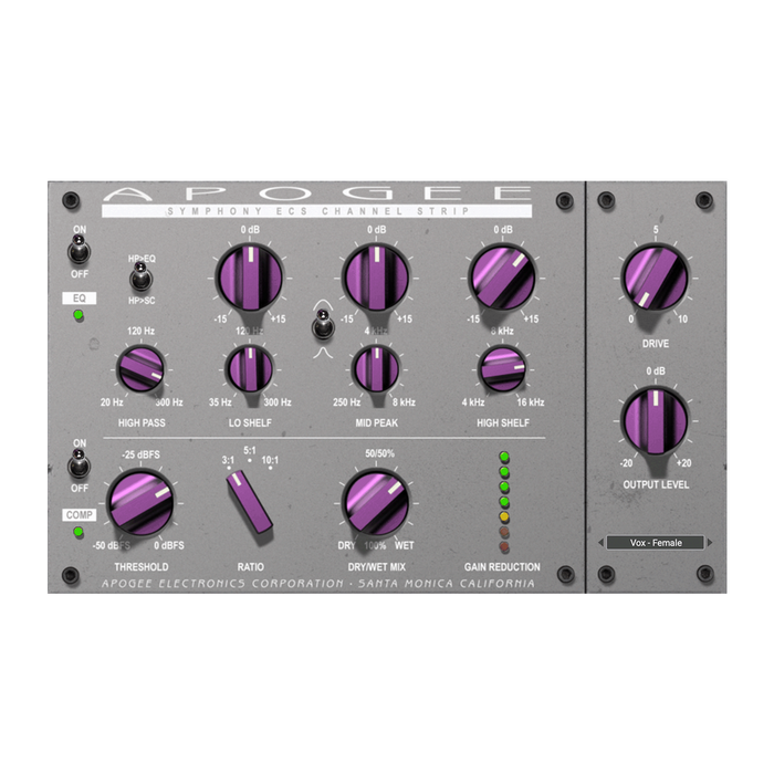 Apogee FX Rack Symphony ECS Channel Strip