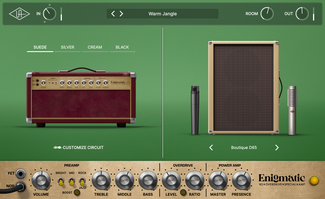 Universal Audio UAD Enigmatic '82 Overdrive Special Amp