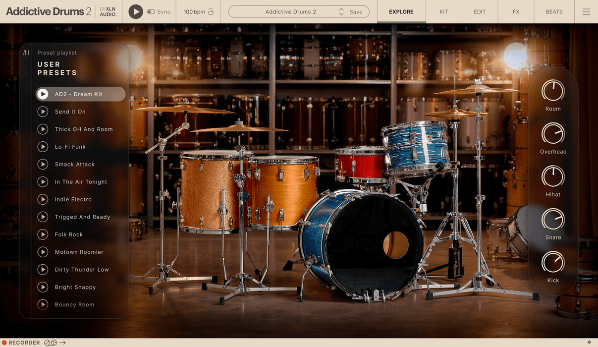 XLN Audio Addictive Drums 2: Custom XXL Collection