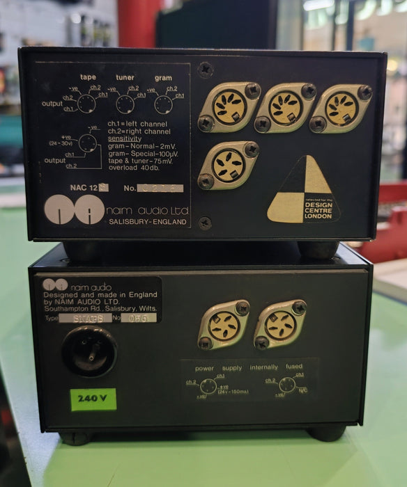 Naim NAC12S + Snaps + Naim NAP 250 Chrome Bumper